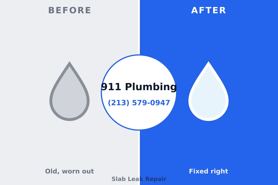 Before and after: plumbing repair Apple Mountain Lake, VA